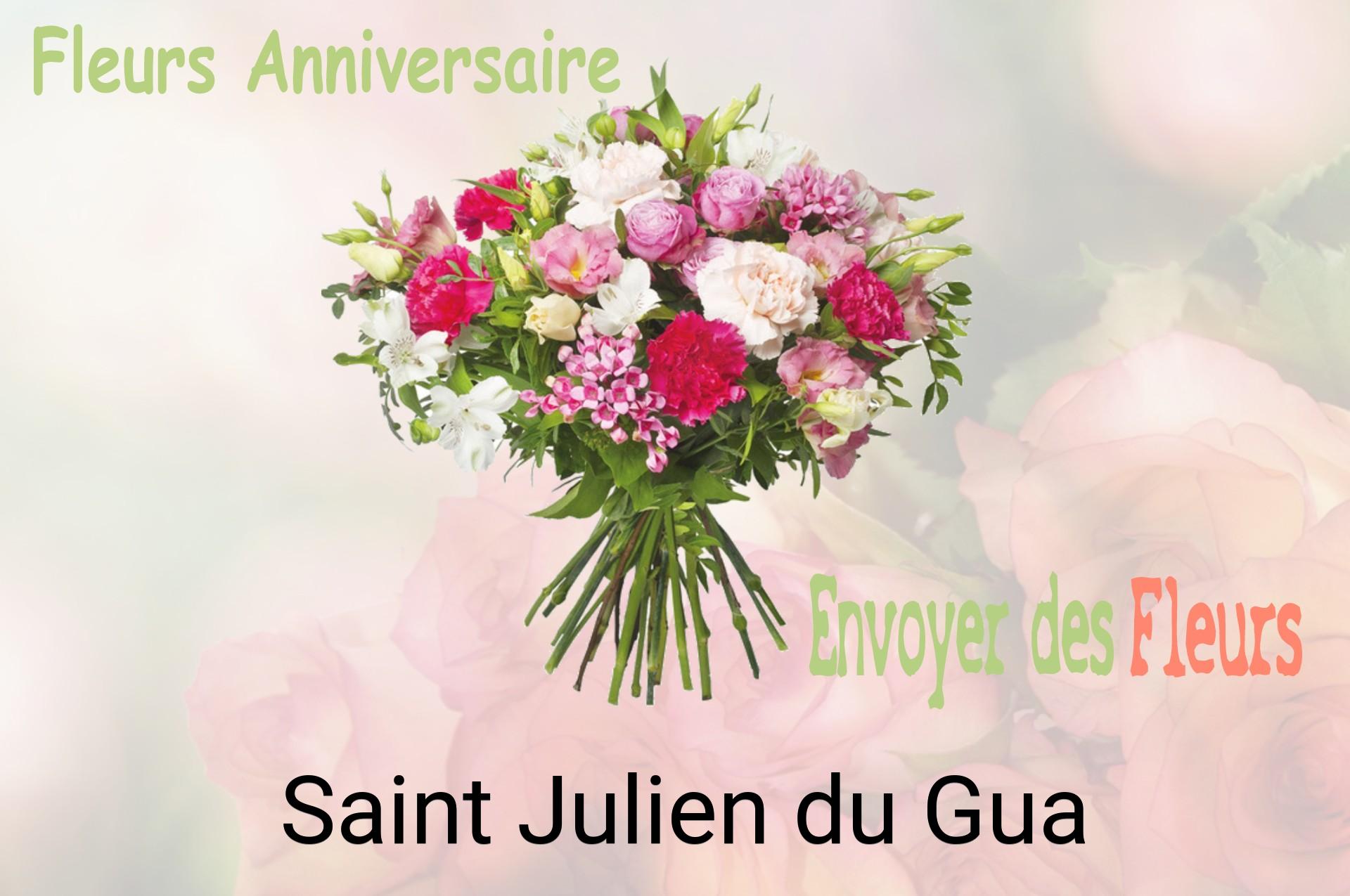 Bouquet de fleurs d’anniversaire livré à Saint-Julien-du-Gua