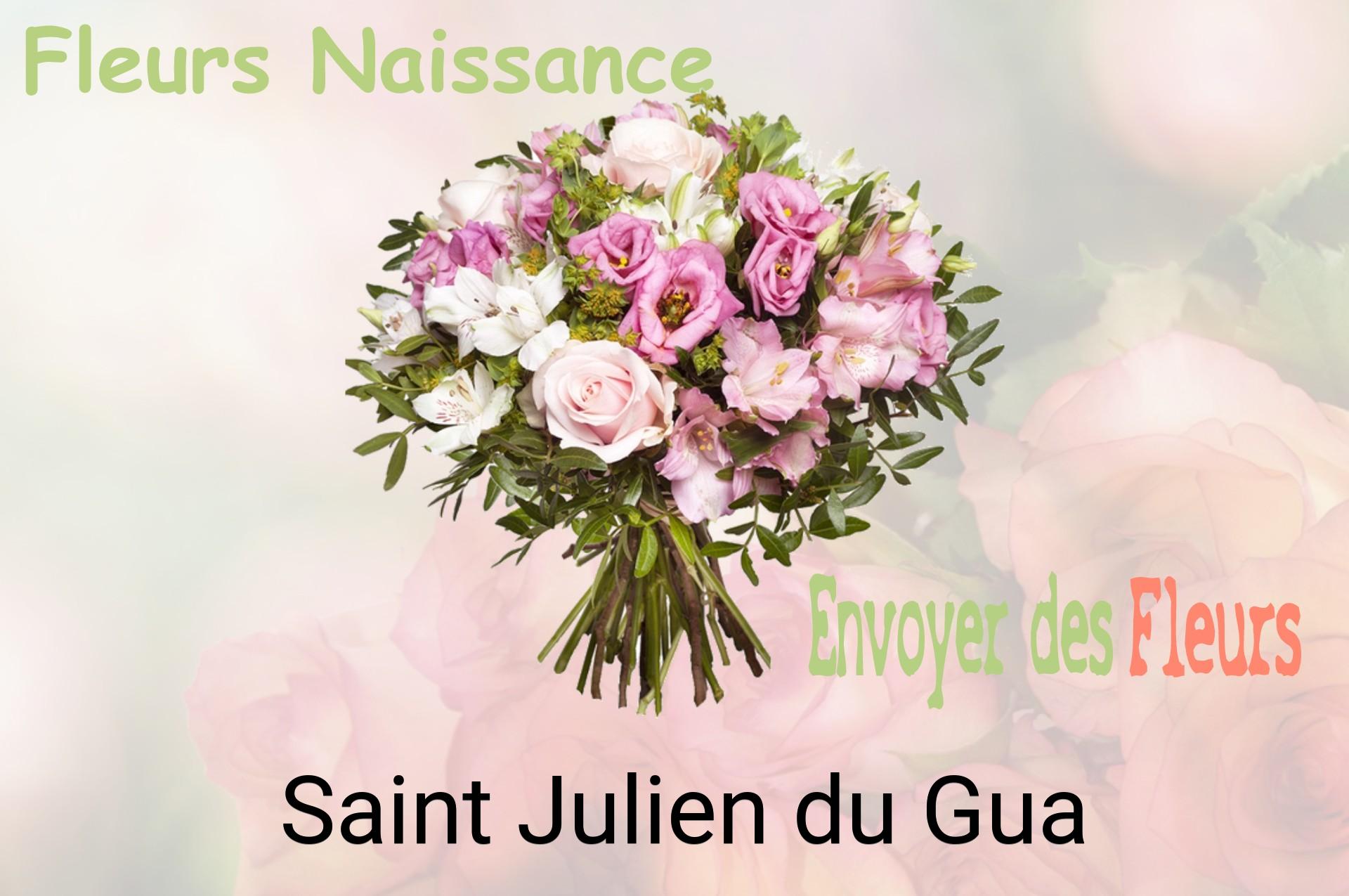 Bouquet de fleurs de naissance livré à Saint-Julien-du-Gua